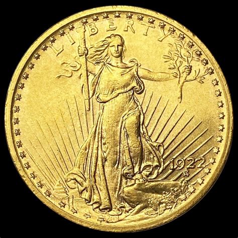 $20 gold double eagle value.